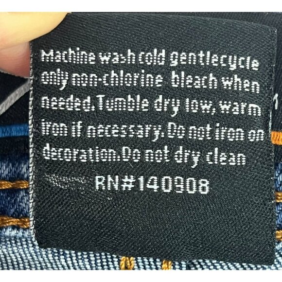 Switch Remarkable Slim Taper Fit Denim Jeans Men's 36 Navy Acid Wash Streetwear - Picture 8 of 12